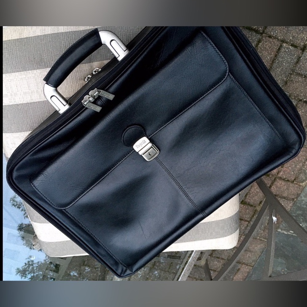 Tonello Full Leather Laptop Travel Bag! Made in Italy!